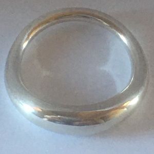 Authenic Pandora Liquid Silver Flow Ring